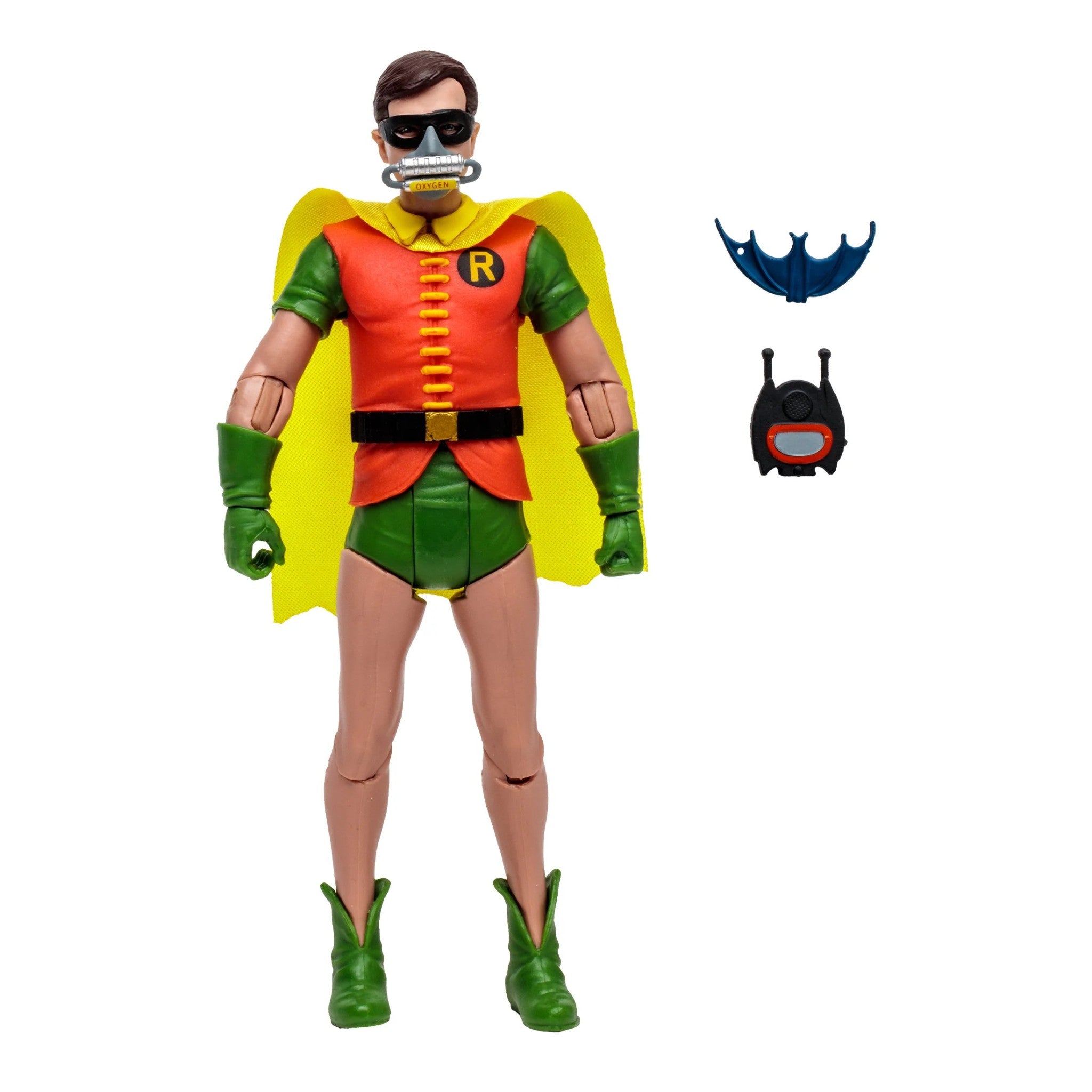 DC Retro Batman Classic TV Series 1966 Robin Oxygen Mask 6" - McFarlane Toys