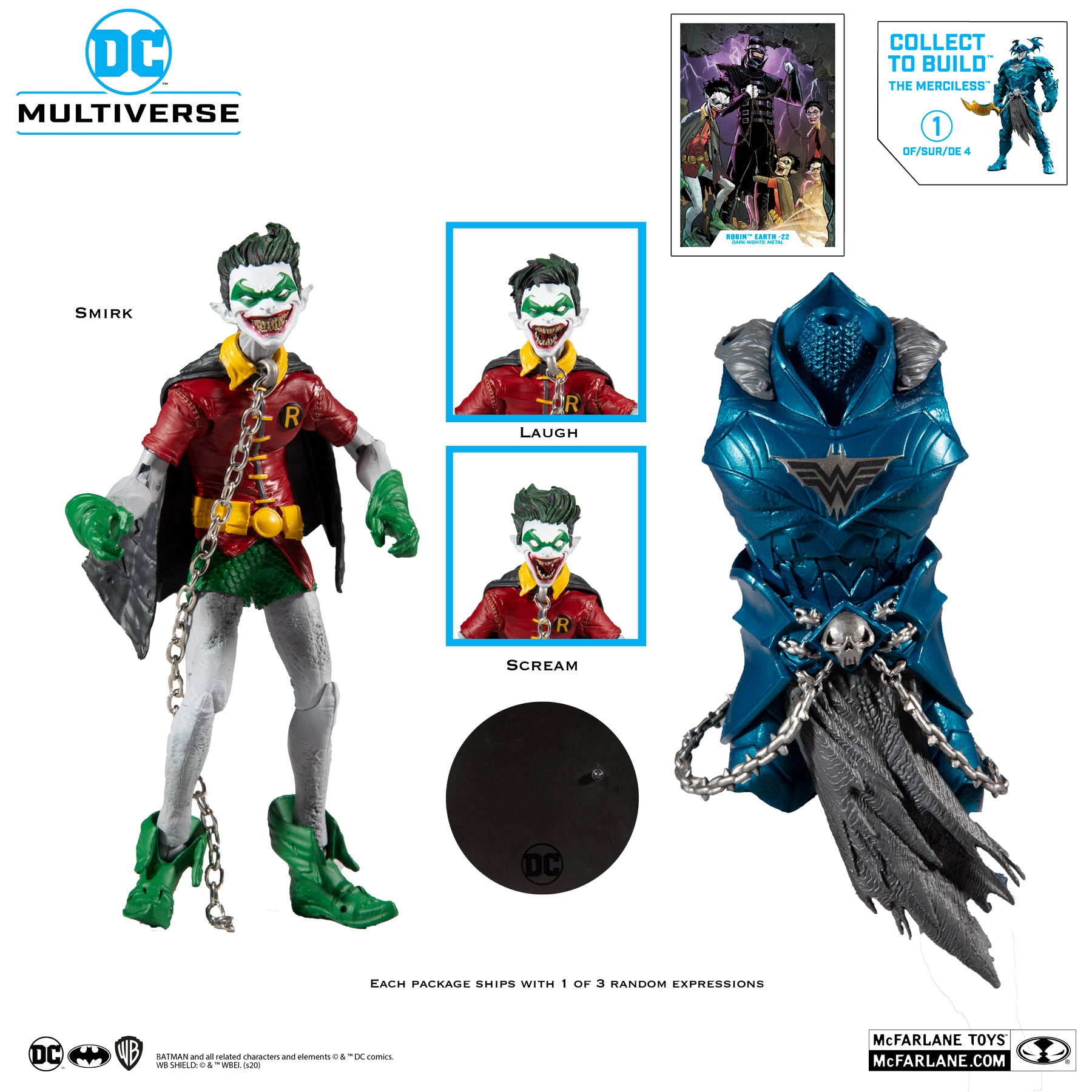 DC Multiverse Robin Crow Dark Nights Metal Build-a Merciless - McFarlane Toys-2