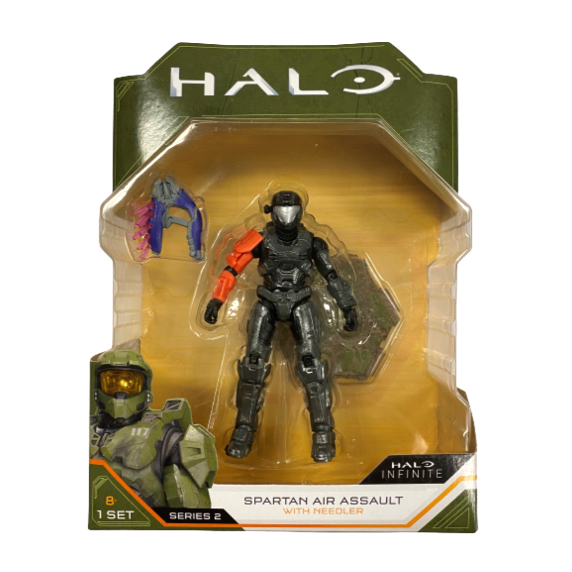 Halo Infinite Spartan Air Assault with Needler 4" Core Action Figure - Series 2