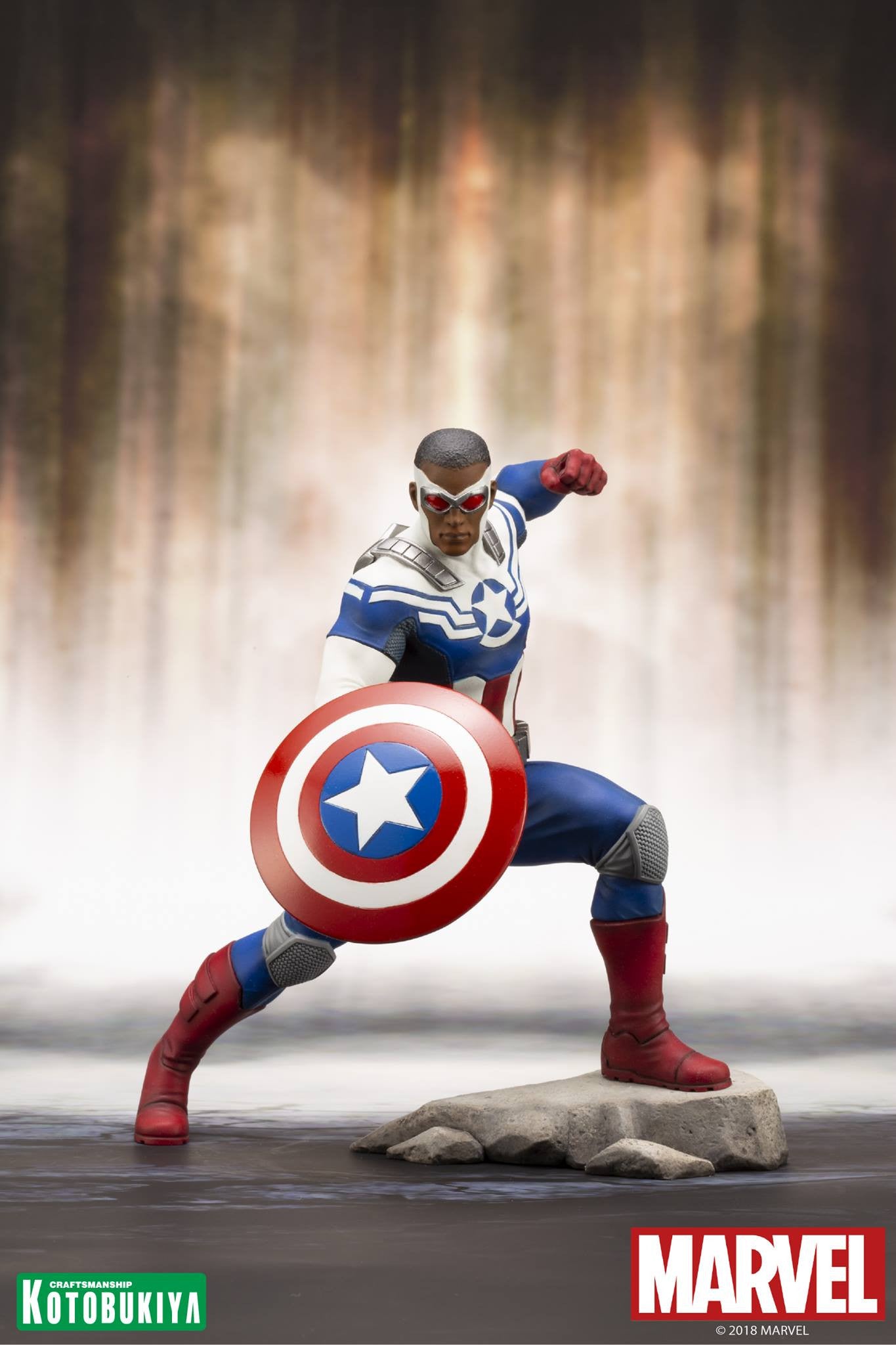 Kotobukiya Marvel Avenger Series ARTFX+ Captain America Sam Wilson