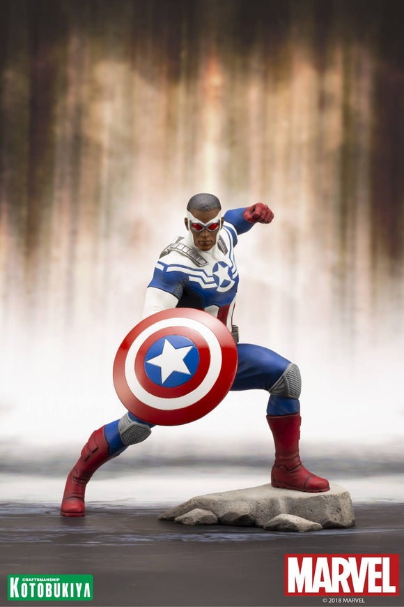 Kotobukiya Marvel Avenger Series ARTFX+ Captain America Sam Wilson