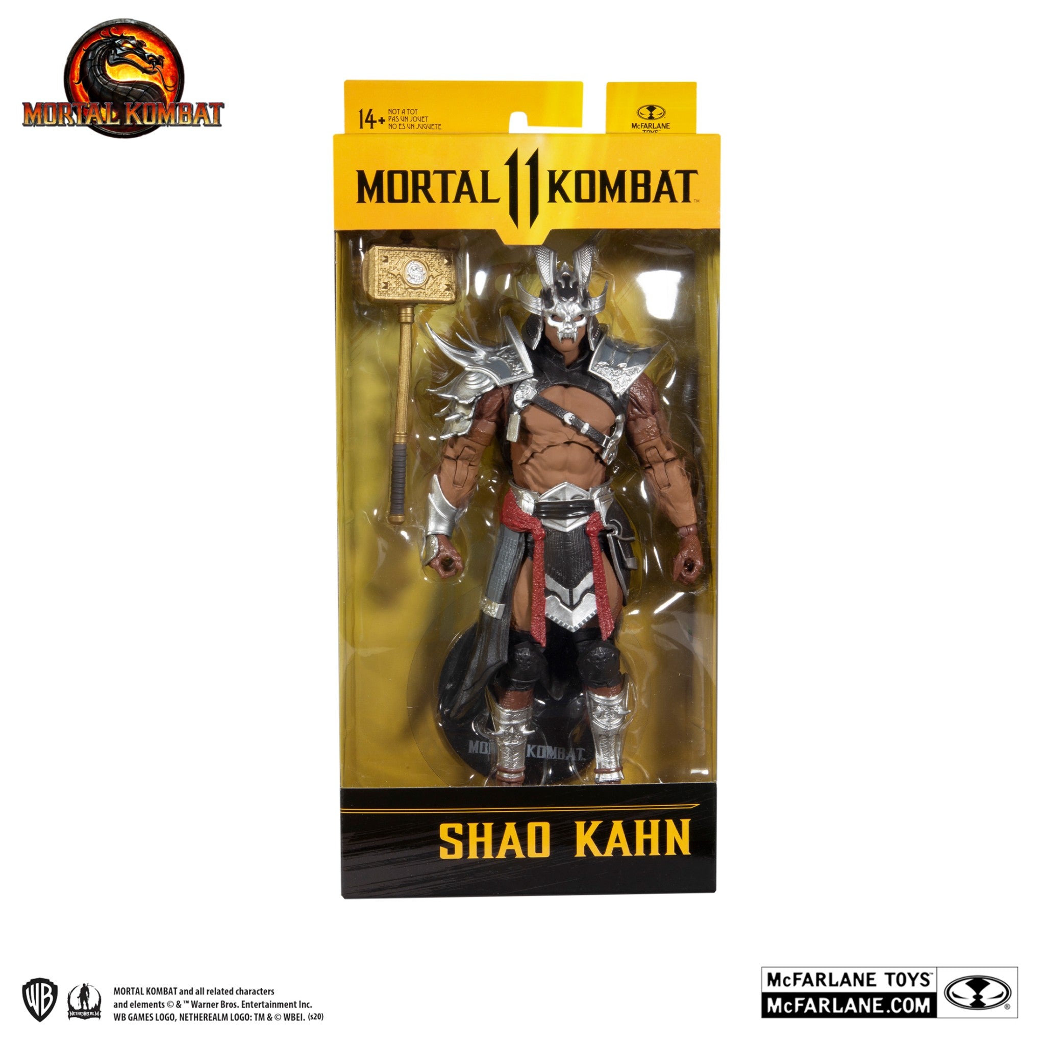 Mortal Kombat Shao Kahn Platinum Skin Kahn 7" Figure - McFarlane Toys