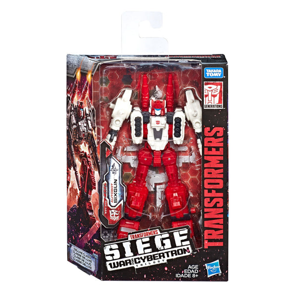 Transformers Siege War for Cybertron Deluxe Class Sixgun