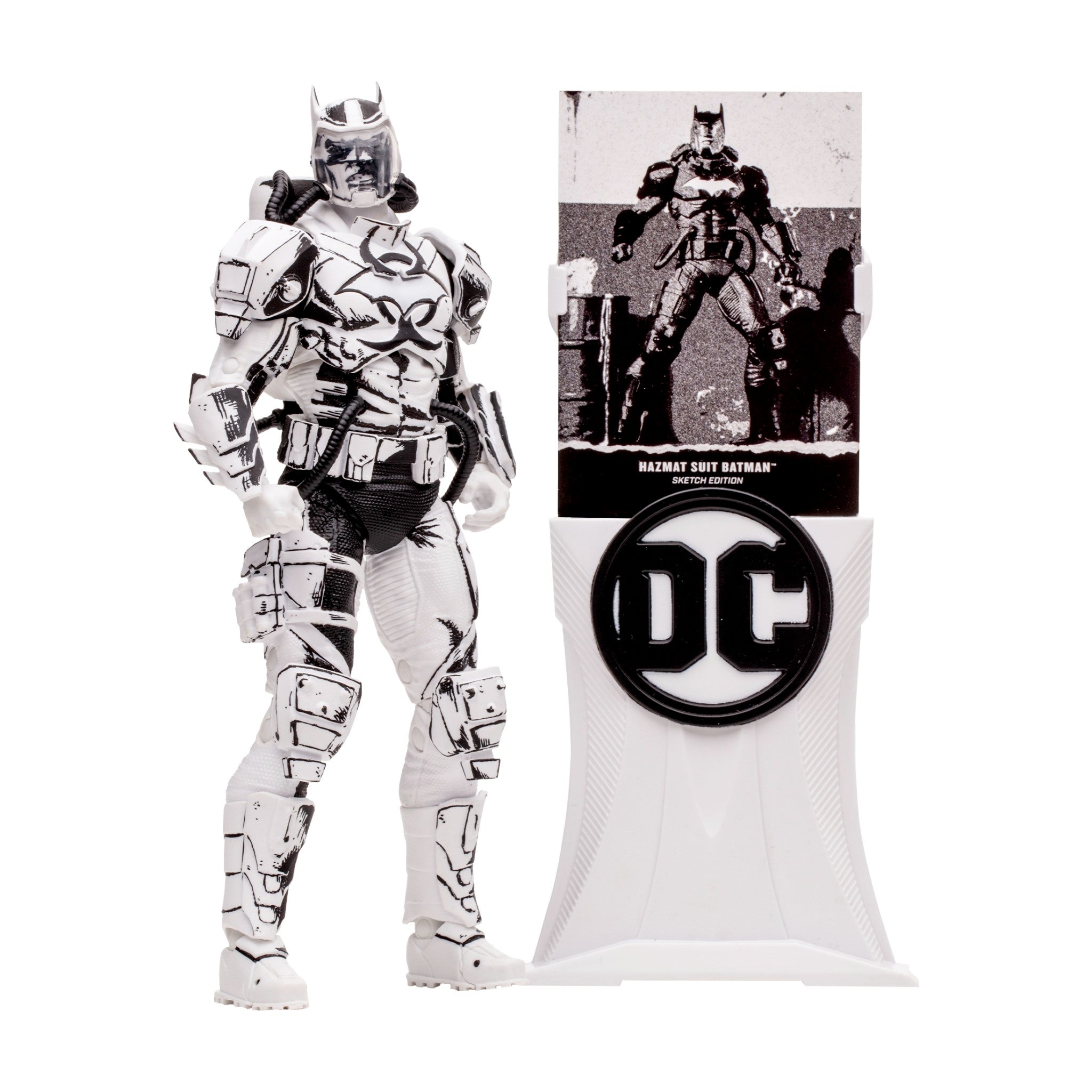 DC Multiverse Sketch Edition Hazmat Suit Batman Gold Label