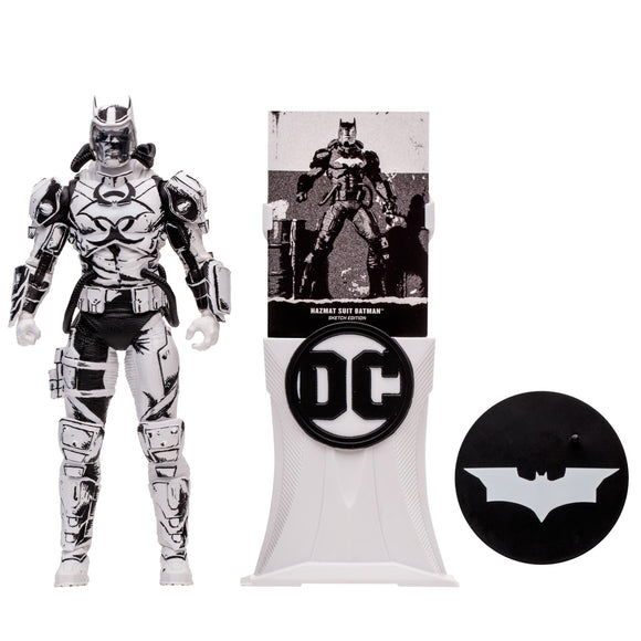DC Multiverse Sketch Edition Hazmat Suit Batman Gold Label