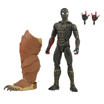 Marvel Legends Spider-Man 6" Black & Gold Suit Spider-Man Armadillo BAF - 0