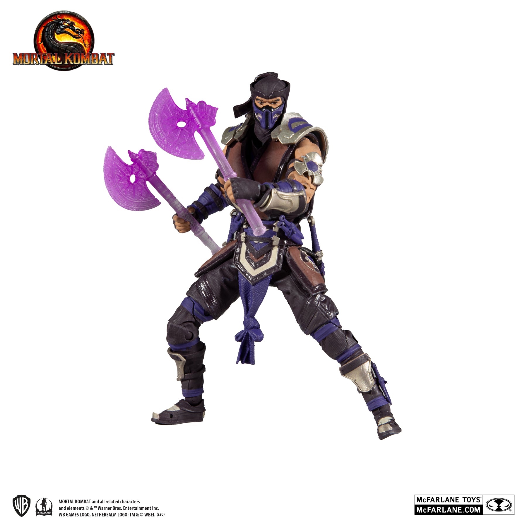 Mortal Kombat V Sub-Zero Winter Purple Skin 7" Figure - McFarlane Toys