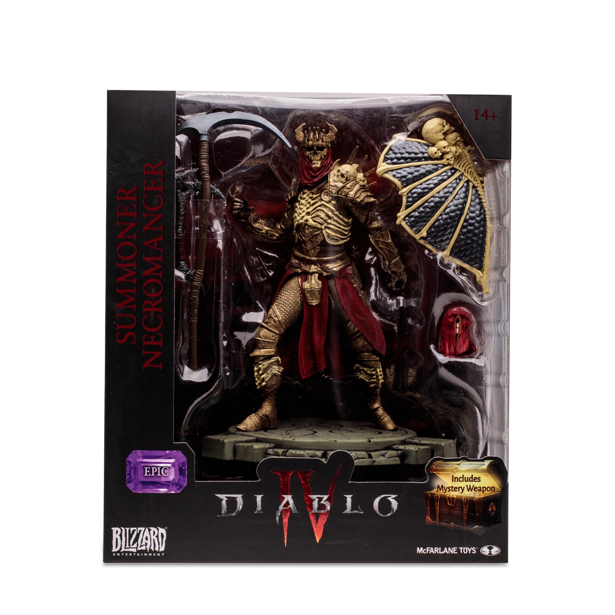 Diablo IV Summoner Necromancer 7" Epic Figure - McFarlane Toys - 0