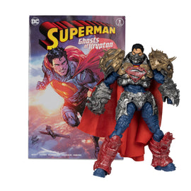DC Direct Page Punchers Superman 7" Ghosts of Krypton Comic - McFarlane Toys