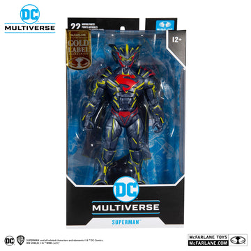 DC Multiverse Superman Energized Unchained Armor Gold Label - McFarlane Toys