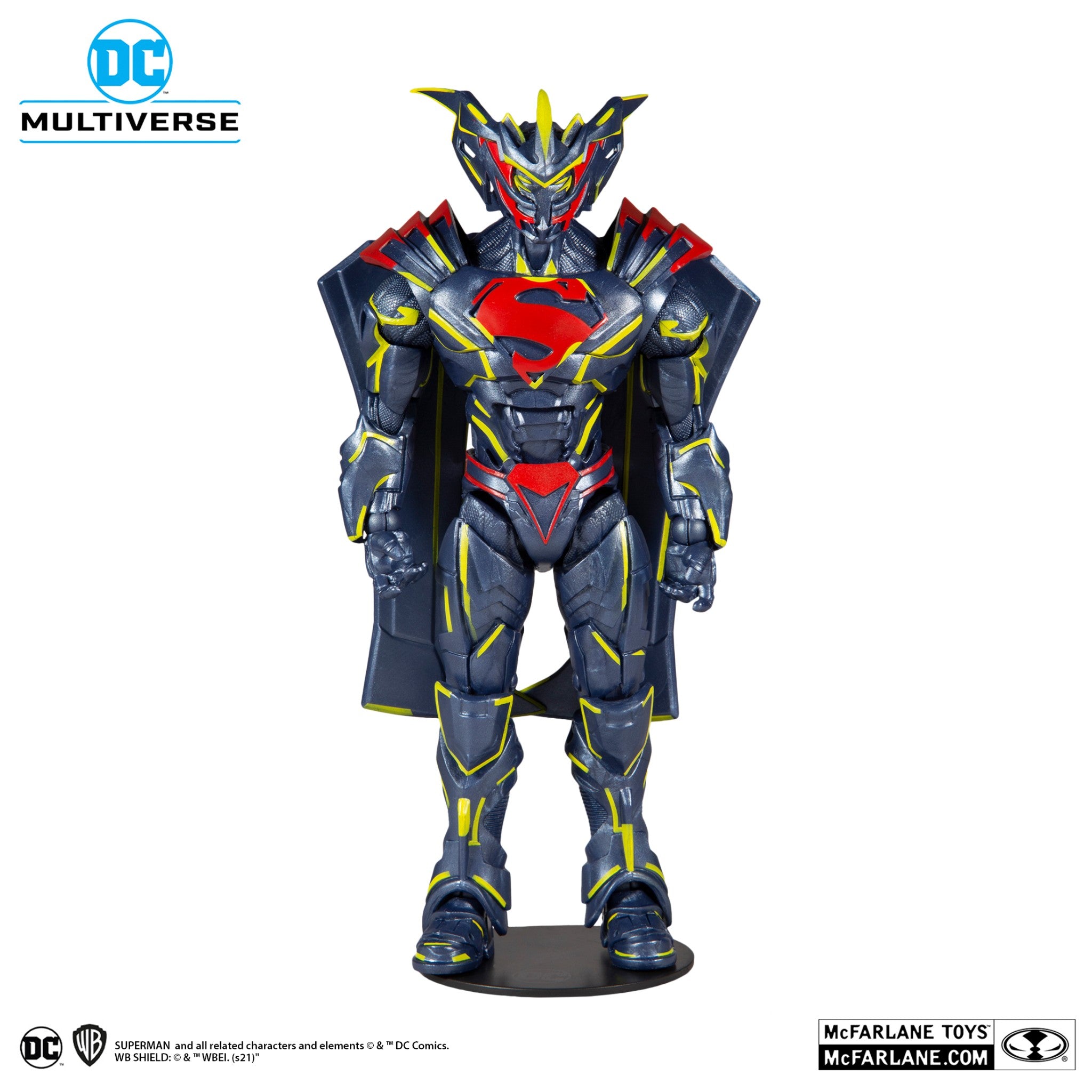 DC Multiverse Superman Energized Unchained Armor Gold Label - McFarlane Toys