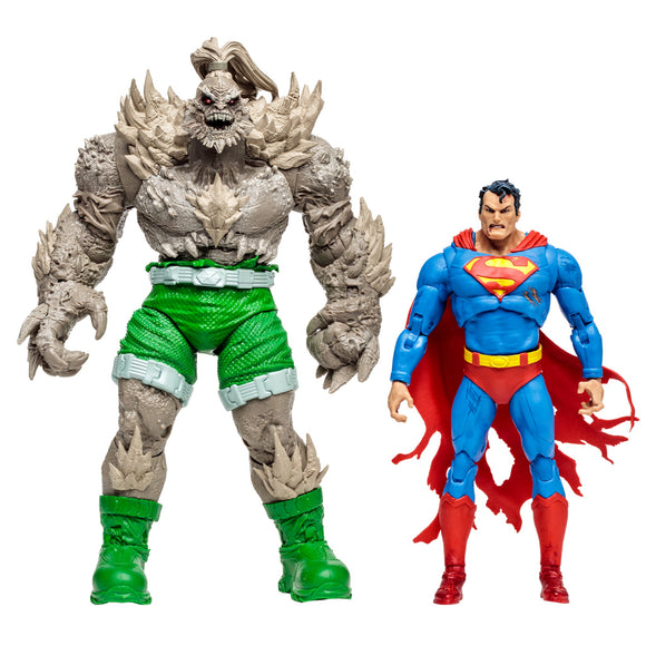 DC Multiverse Superman vs Doomsday 2 Pack Gold Label - McFarlane Toys