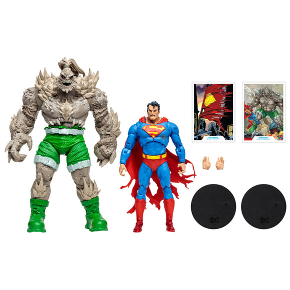 DC Multiverse Superman vs Doomsday 2 Pack Gold Label - McFarlane Toys