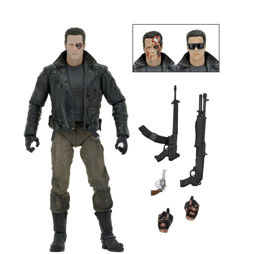 The Terminator T-800 Ultimate Police Station Assault Figure 7"  - NECA - 0