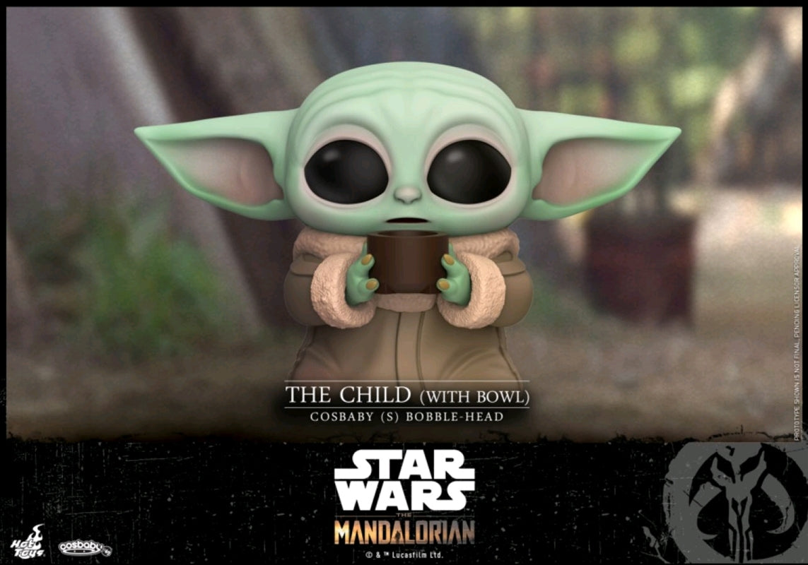 Star Wars The Mandalorian Cosbaby - The Child with Bowl