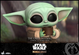 Star Wars The Mandalorian Cosbaby - The Child with Bowl - Hot Toys - 0