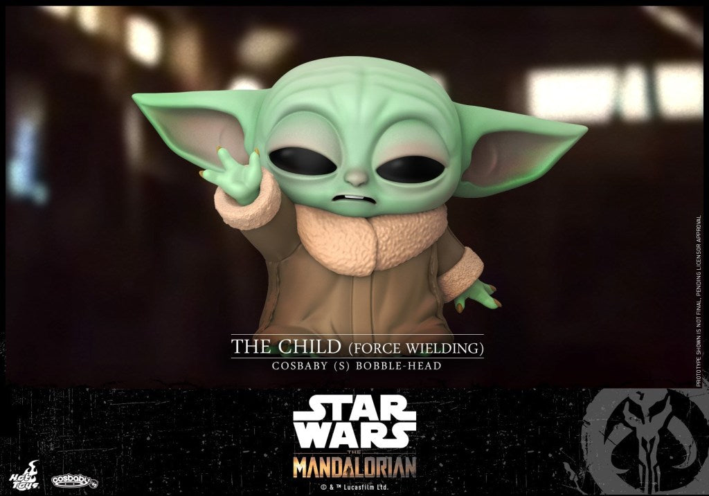 Star Wars The Mandalorian Cosbaby - The Child Force Wielding