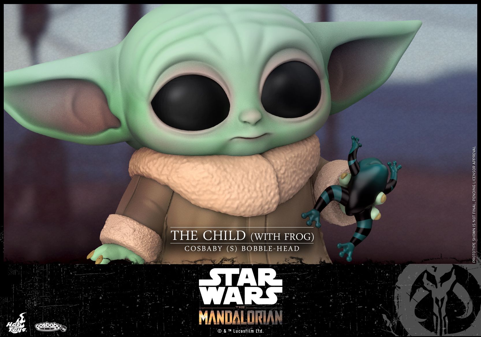 Star Wars The Mandalorian Cosbaby - The Child with Frog - 0