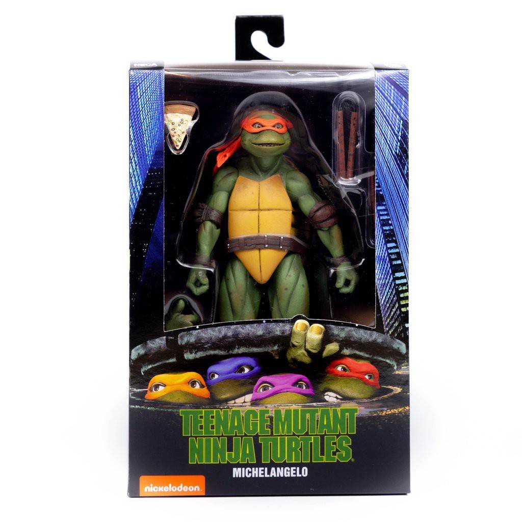 Teenage Mutant Ninja Turtles 1990 Michelangelo 7" Figure - NECA