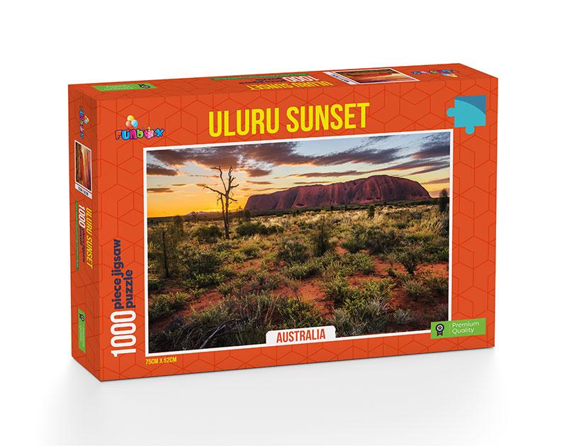 Funbox Uluru Sunset Jigsaw Puzzle 1000 pieces-1