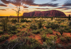 Funbox Uluru Sunset Jigsaw Puzzle 1000 pieces - 0