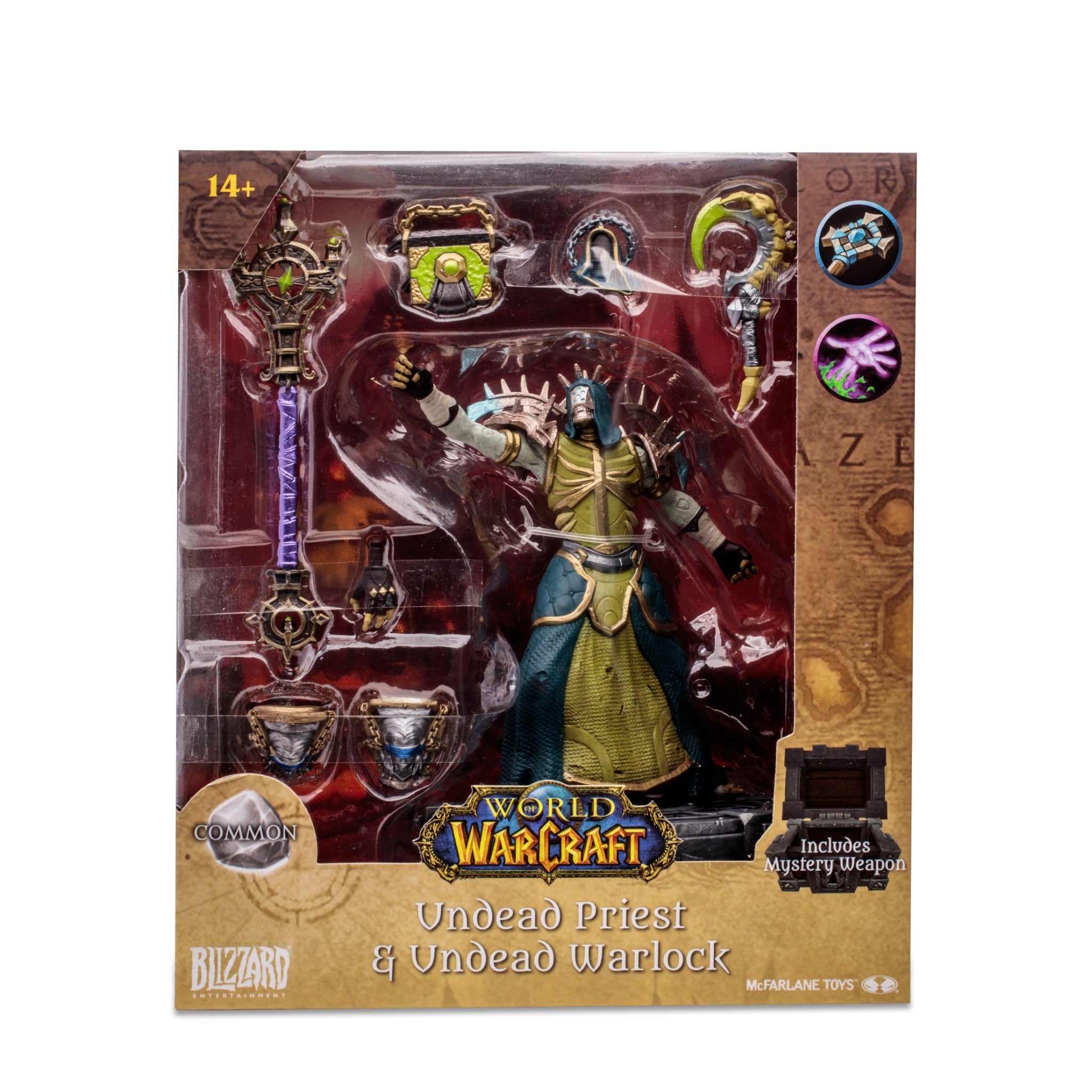 World of Warcraft Undead Priest Warlock 7" Common Figure - McFarlane Toys