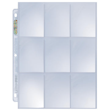 Ultra PRO 9 Pocket Platinum Page Sleeves for Standard Size Cards - 1 Box of 100 - 0