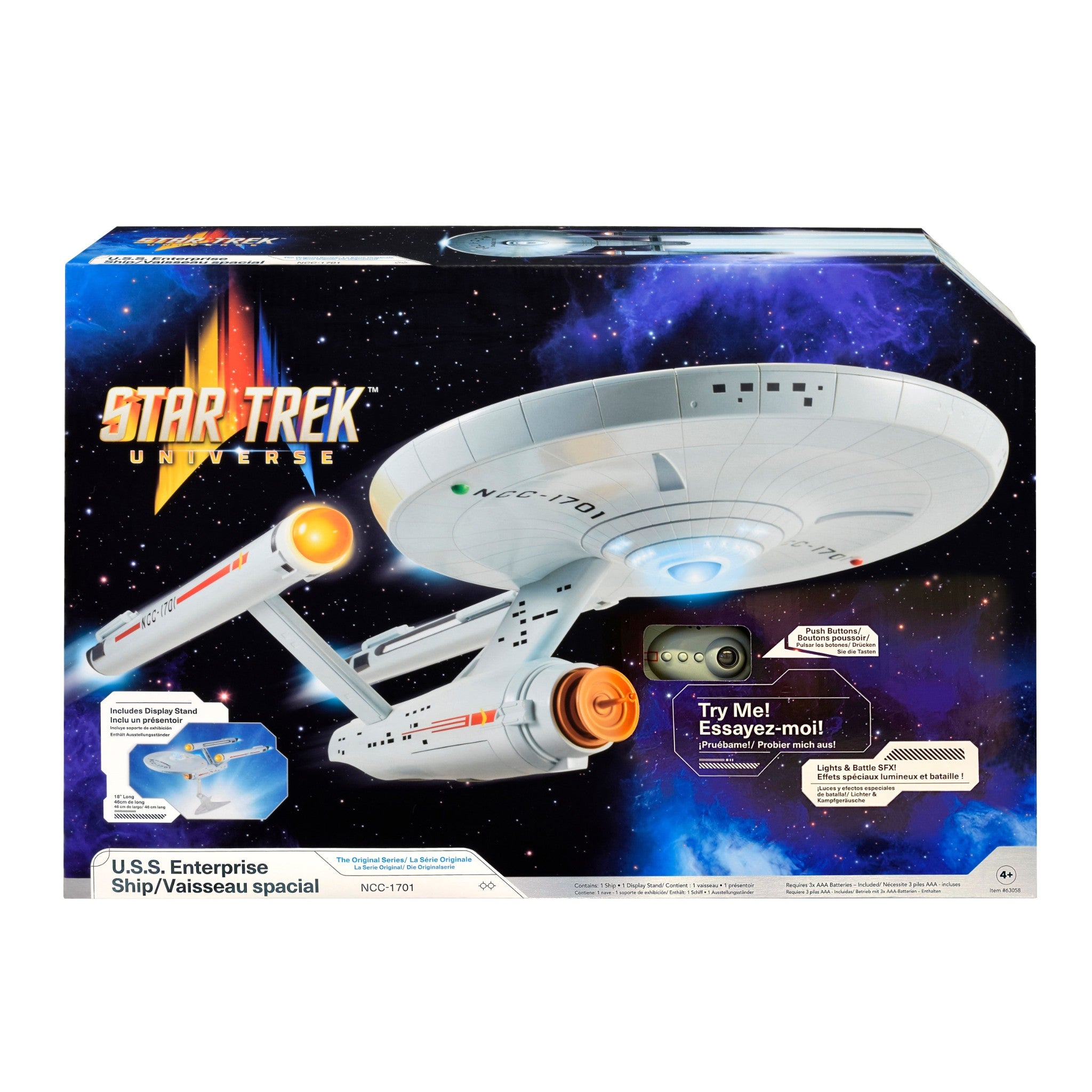 Star Trek Universe The Original Series Enterprise 18" Starship Model