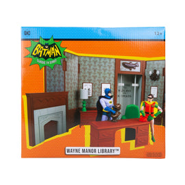 DC Retro Batman 1966 Wayne Manor Library 6" Scale - McFarlane Toys