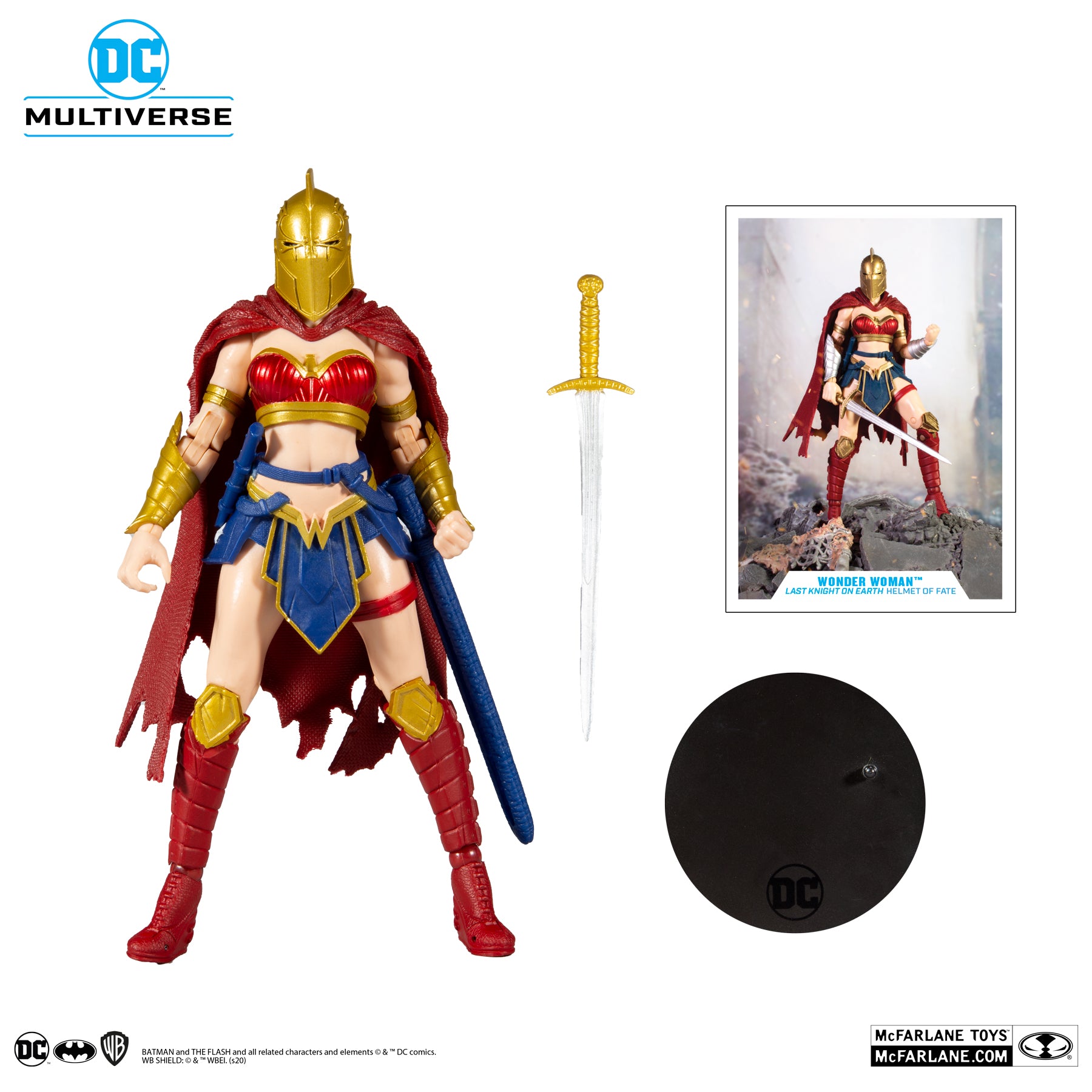 DC Multiverse Wonder Woman Last Knight on Earth Helmet of Faith - McFarlane Toys