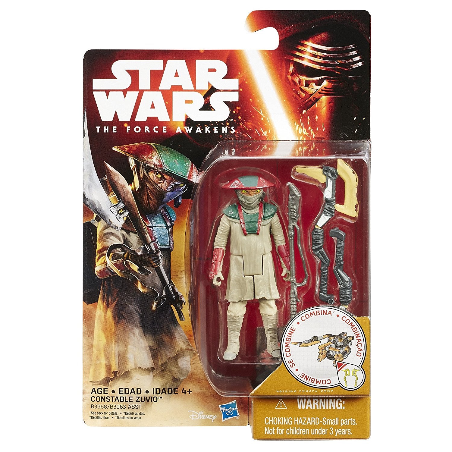 Star Wars The Force Awakens 3.75" Constable Zuvio